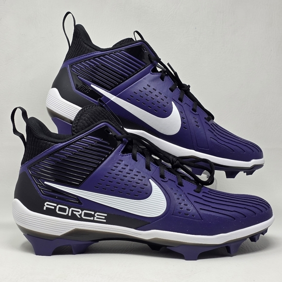 Nike Force Savage Pro 3 Shark Mens Size 15 Purple Football Cleats DA5453-500 New main image 5